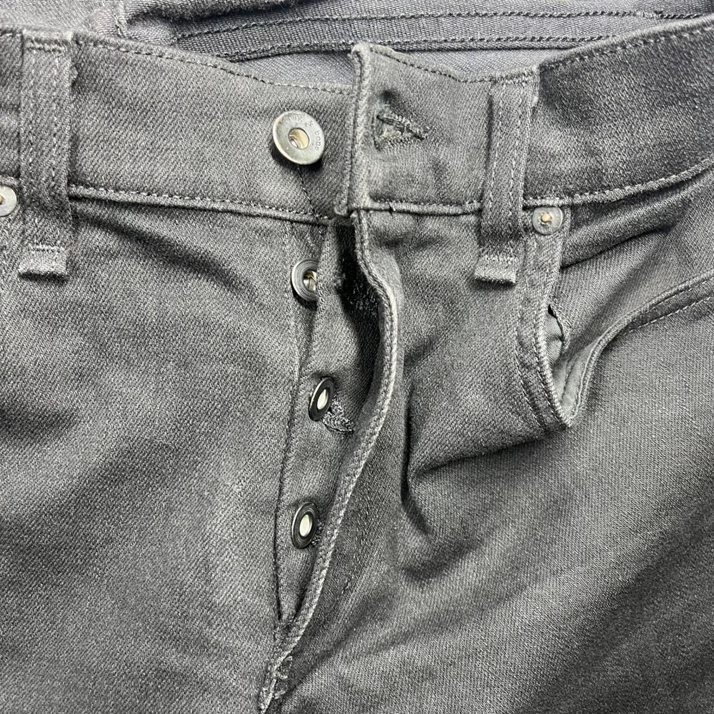 Rag & Bone Fit 1 Extra Slim Black Jeans Mens 31 Made in USA Button Fly 5831 - Picture 3 of 13